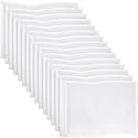 Nuenen Golf Flags 20" L x 13" H White Golf Pin Flag 420d Nylon, 15 Pcs