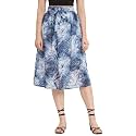NUEVOSDAMAS Women Floral Printed Midi Skirt