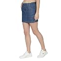 NUEVOSDAMAS Women Light Blue Denim Mini Skirt