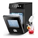 Nugget Ice Maker, 4-Minute Fast Ice Making, Ice Makers Countertop with Smart Timer, Self-Cleaning,26.5Lbs Daily Production of Pebble Ice Machine &amp; Crushed Ice Maker, Ideal for Home/Kitchen Use