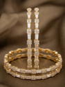 NUI Alloy Gold-plated Bangle Set