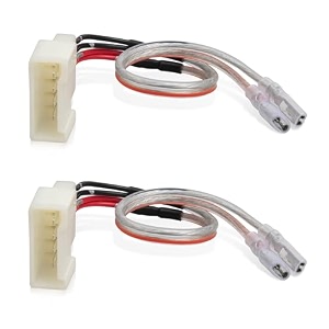 nuith dash speaker harness connector fit for 2012-2020 toyota corollacamryrav4siennahighlander subaru 2012-2021lexus 2001-2014 front tweeter plug wire adapter
