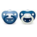 NUK Orthodontic Pacifiers, 6-18 Months, 2 Count (Pack of 1)