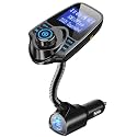 Nulaxy 48W Bluetooth 5.4 Car Adapter, 1.44" Screen FM Transmitter