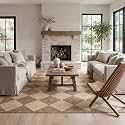 nuLOOM Sabina Brown Trellis Power Loomed Indoor/Outdoor Area Rug, 5' x 8'
