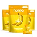 Numa Foods Banana Taffy Candy, Made with Real & Simple Ingredients Low Sugar, High Protein, Low Calorie, All Natural & Gluten Free Banana Cream Taffy - 3 Bags with 10 Individually Wrapped Chews Each