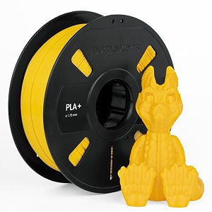 numakers pla pro 175mm 1kg filament made with pure biopolymer gives smooth accurate prints easy adhesion low warp low odor for everyday 3d printing lemon yellow