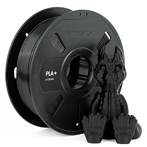 numakers pla pro 175mm 1kg filament made with pure biopolymer gives smooth accurate prints easy adhesion low warp low odor for everyday 3d printing pitch black