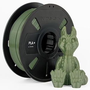numakers pla pro 175mm 1kg filament made with pure biopolymer gives smooth accurate prints easy adhesion low warp low odor for everyday 3d printing army green