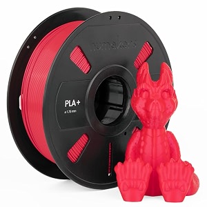numakers pla pro 175mm 1kg filament made with pure biopolymer gives smooth accurate prints easy adhesion low warp low odor for everyday 3d printing nuclear red
