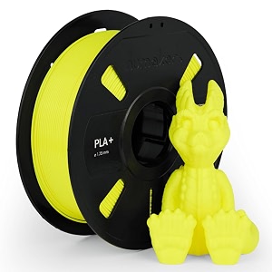 numakers pla pro 175mm 1kg filament made with pure biopolymer gives smooth accurate prints easy adhesion low warp low odor for everyday 3d printing fluorescent yellow