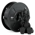 Numakers PLA Pro 1.75mm 1kg Filament Made with Pure Biopolymer Gives Smooth Accurate Prints Easy Adhesion Low Warp Low Odor for Everyday 3D Printing (Pitch Black)