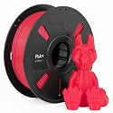 Numakers Pla Pro 1.75mm 1kg Filament Made with Pure Biopolymer Gives Smooth Accurate Prints Easy Adhesion Low Warp Low Odor for Everyday 3D Printing (Nuclear Red)