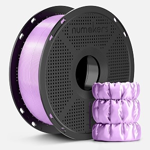 numakers silk pla 3d printer filament 175mm dimensional accuracy - 003 mm 1 kg spool 22 lbs compatible with most fdm printers lilac