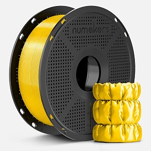 numakers silk pla 3d printer filament 175mm dimensional accuracy - 003 mm 1 kg spool 22 lbs compatible with most fdm printers molten gold