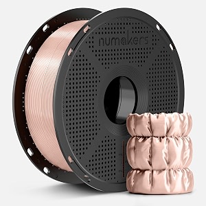 numakers silk pla 3d printer filament 175mm dimensional accuracy - 003 mm 1 kg spool 22 lbs compatible with most fdm printers petal pink
