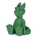 NUMAKERS Silk PLA 3D Printer Filament, 1.75mm, Dimensional Accuracy +/- 0.03 mm, 1 kg Spool (2.2 lbs), Compatible with Most FDM Printers (Silk Green)