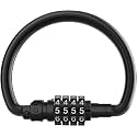 Number Combination Lock, Heavy Duty Metal Cycle Lock Black