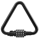 Number Combination Lock, Heavy Duty Metal Cycle Lock, Triangular