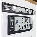 Number Plate Frame Sliding Universal for MotorbikesScooters