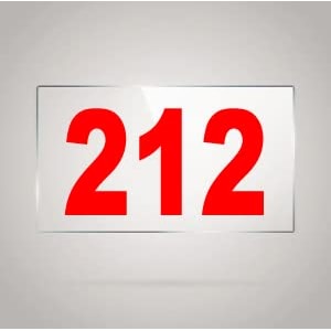 numberplate 212 room hotel hospital lodgeapartment flatdoor nocollege library rack numbers warehouseacrylic white board fixed with red color pvc waterproof sticker