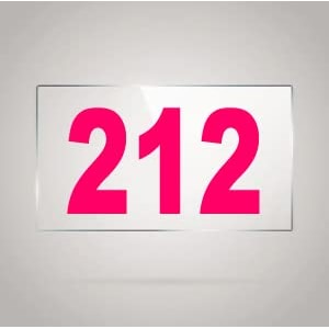 numberplate 212 room hotel hospital lodgeapartment flatdoor nocollege library rack numbers warehouseacrylic white board fixed with pink color pvc waterproof sticker