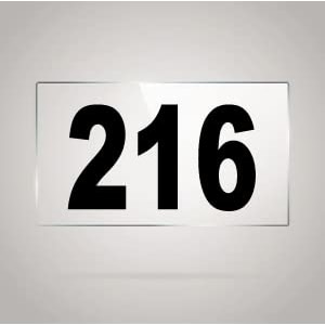 numberplate 216 room hotel hospital lodgeapartment flatdoor nocollege library rack numbers warehouseacrylic white board fixed with blackcolor pvc waterproof sticker