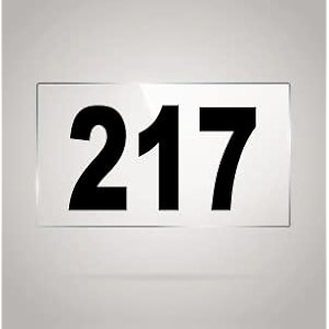 numberplate 217 room hotel hospital lodgeapartment flatdoor nocollege library rack numbers warehouseacrylic white board fixed with blackcolor pvc waterproof sticker