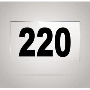 numberplate 220 room hotel hospital lodgeapartment flatdoor nocollege library rack numbers warehouseacrylic white board fixed with blackcolor pvc waterproof sticker