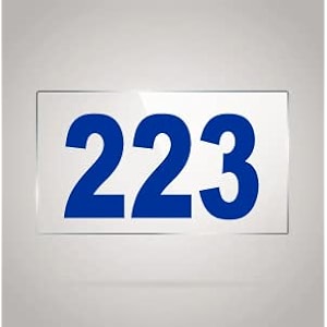 numberplate 223 room hotel hospital lodgeapartment flatdoor nocollege library rack numbers warehouseacrylic white board fixed with blue color pvc waterproof sticker