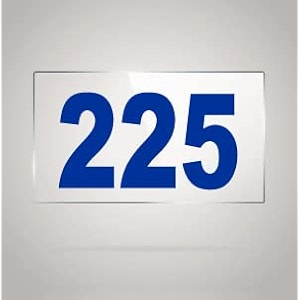 numberplate 225 room hotel hospital lodgeapartment flatdoor nocollege library rack numbers warehouseacrylic white board fixed with blue color pvc waterproof sticker