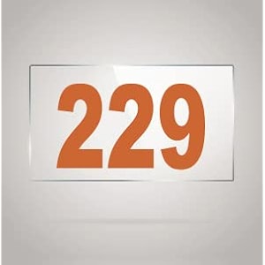 numberplate 229 room hotel hospital lodgeapartment flatdoor nocollege library rack numbers warehouseacrylic white board fixed with brown color pvc waterproof sticker