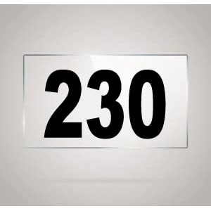 numberplate 230 room hotel hospital lodgeapartment flatdoor nocollege library rack numbers warehouseacrylic white board fixed with blackcolor pvc waterproof sticker