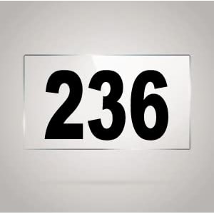 numberplate 236 room hotel hospital lodgeapartment flatdoor nocollege library rack numbers warehouseacrylic white board fixed with blackcolor pvc waterproof sticker