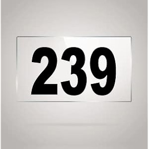 numberplate 239 room hotel hospital lodgeapartment flatdoor nocollege library rack numbers warehouseacrylic white board fixed with blackcolor pvc waterproof sticker