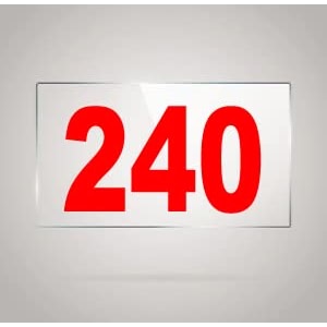 numberplate 240 room hotel hospital lodgeapartment flatdoor nocollege library rack numbers warehouseacrylic white board fixed with red color pvc waterproof sticker