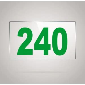 numberplate 240 room hotel hospital lodgeapartment flatdoor nocollege library rack numbers warehouseacrylic white board fixed with green color pvc waterproof sticker
