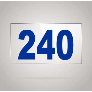 numberplate 240 room hotel hospital lodgeapartment flatdoor nocollege library rack numbers warehouseacrylic white board fixed with blue color pvc waterproof sticker