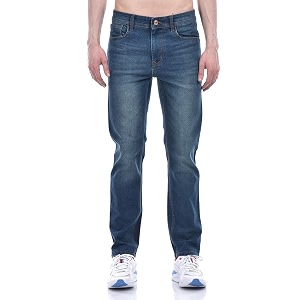 Numero Uno Mens Classic Slim-Fit Stretch Sustainable