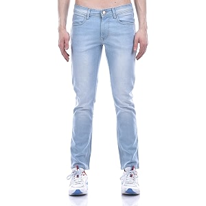 Numero Uno Mens Grey Low Rise Skinny