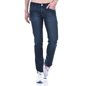 Numero Uno Mens Grey Low Rise Skinny