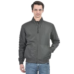Numero Uno Mens Urban Edge Bomber Jacket