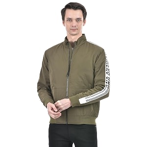 Numero Uno Mens Urban Edge Bomber Jacket