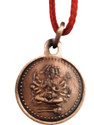 numeroastro Shri Panchmukhi Hanuman Yantra Pendant In Pure Copper (Oxidized Finish)(1Pc) Copper Locket