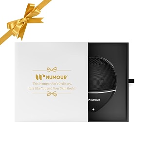 numour og smart electric face cleanser  romantic luxury gift pack for - him  her  wife  husband  girlfriend  boyfriend  couple  advanced 5-speed smart memory amp sonic pulsation technology  deep cleansing gentle exfoliation skin brightening pore minimizing