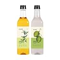 Nune Combo of Single Pressed Cold Pressed Coconut and Sesame Oil - 1 Litre Each | Plastic Bottles | Single Pressed 100% Cold Pressed | No Preservatives | No Additives