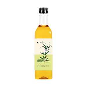 nune virgin cold pressed sesame gingelly oil - 1 litre  natural cholesterol free with rich aroma amp flavour of real sesame seeds  pure amp certified cooking oil  zero chemicals