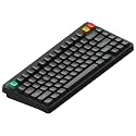 nuphy Node75 Wireless Mechanical Keyboard, 75% Hot Swappable Custom Keyboard, 82 Keys Computer Gaming Keyboards, Supports Touch Gestures, PBT Keycaps, RGB Backlit, Bluetooth/2.4GHz/USB-C
