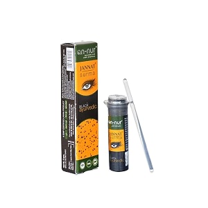 an-nur premium natural black sunnat surma long lasting smudgeproof amp waterproof jannat pack of 6