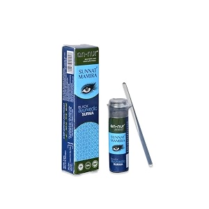an-nur premium natural black sunnat surma long lasting smudgeproof amp waterproof mamira pack of 3